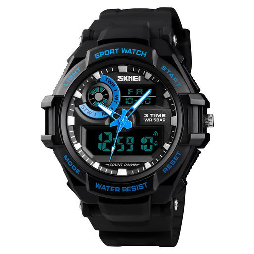Часы наручные Skmei мужские электронные спортивные1357blue