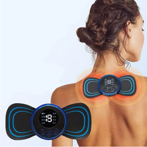Портативный импульсный мини массажер для тела/Тренажер для мышц - Buro фото 4