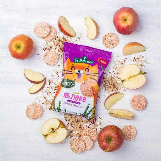 Цена за 5 шт.Хлебцы хрустящие Рисовые мини хлебцы с яблочным соком 0,03