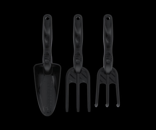 Набор садовых инструментов "Агроном Премиум"№3 (Совок широкий, рыхлитель, вилка)