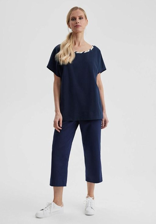 Футболка женская LS-213439-DN, 
т-синий - Steinberg фото 2