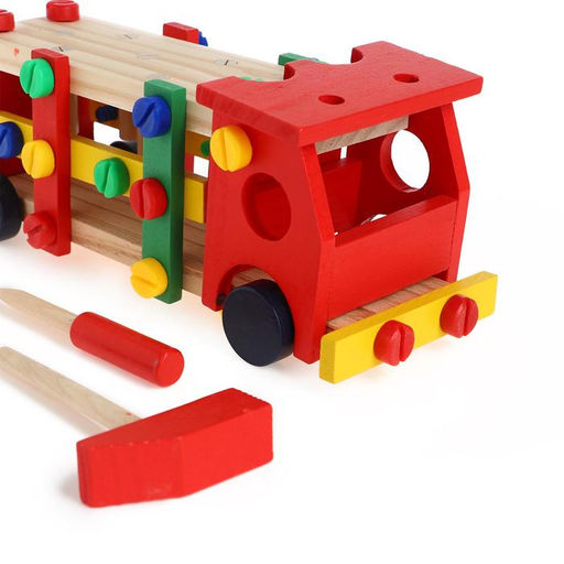 Конструктор Машинка с отверткой и молотком - Лесная мастерская фото 2