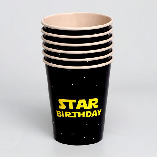 УЦЕНКАНабор бумажной посуды STAR BOY