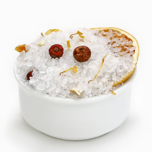 Соль для ванны с апельсином, 400 г, Чистое счастье