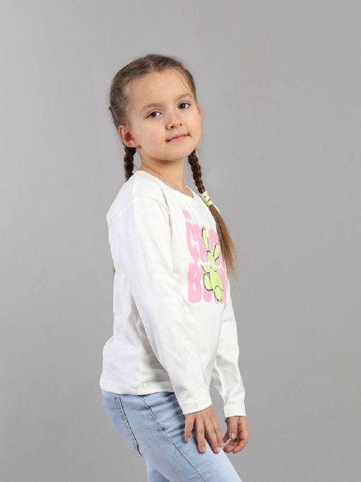 CRB wear / CSJG 64028-21-433 Джемпер для девочки,экрю/Ex.Cherubino фото 2