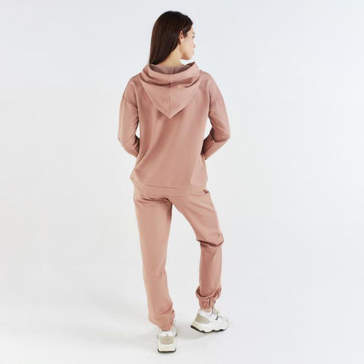 Костюм женский (худи, брюки) MINAKU: Casual Collection цвет бежевый, размер 50