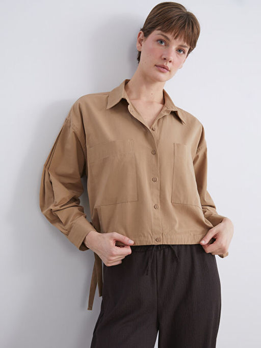 Oversize Poplin Kad?n G?mlek