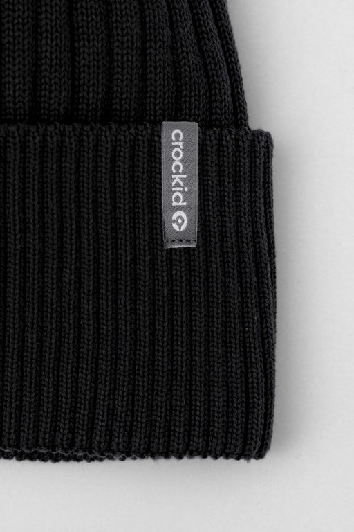 Crockid _ КВ 22012/25/черный комплект дет (шапка, шарф-снуд)  фото 2