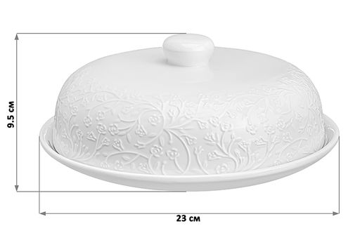 Блинница 23*23*9,5 см Веточки-цветочки - Elan gallery фото 2