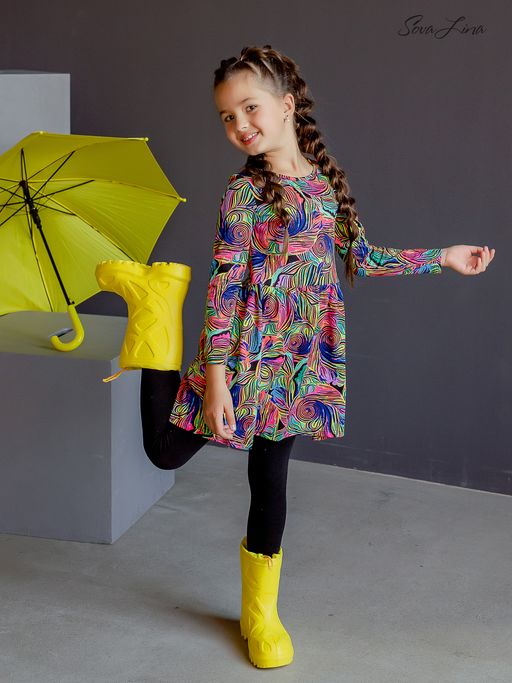 Платье Эля неон - Sovalina фото 4