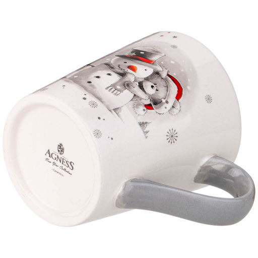 КРУЖКА AGNESS С НОВЫМ ГОДОМ! 400 МЛ (КОР=24ШТ.)  фото 3