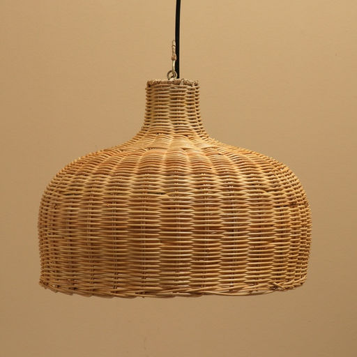 Светильник потолочный из ротанга «Стефан», 1×120 Вт, Е27, 40×40×30 см