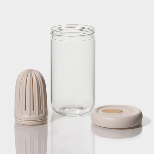 Стакан с крышкой и трубочкой Бьорн, 450 мл, стекло - Simaland фото 4