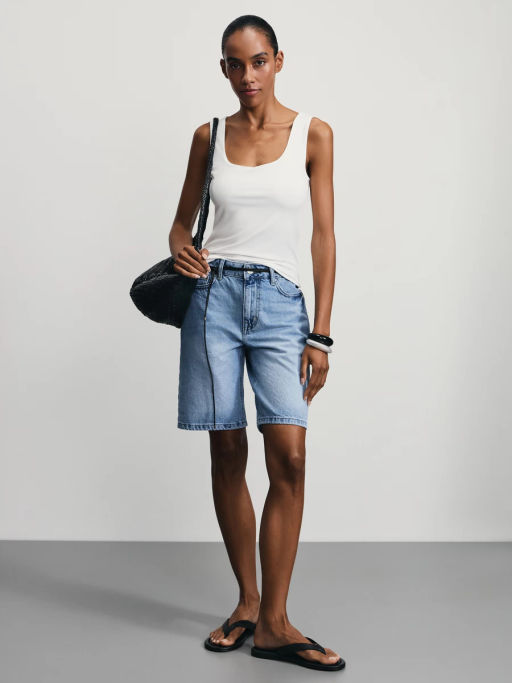 Базовый топ с широкими бретелями / Zarina  фото 2