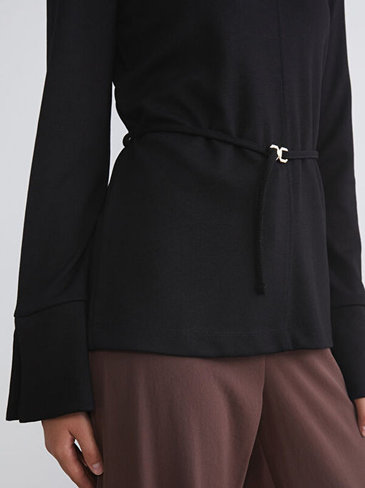 Dik Yaka Kad?n Sweatshirt Tunik