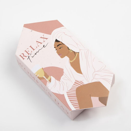 Полотенце махровое «Этель» Relax time, 30×30 см, хлопок 100%, бежевое