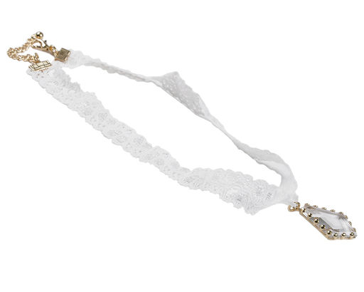 Чокер PW0630 белый - Mini maxi фото 5