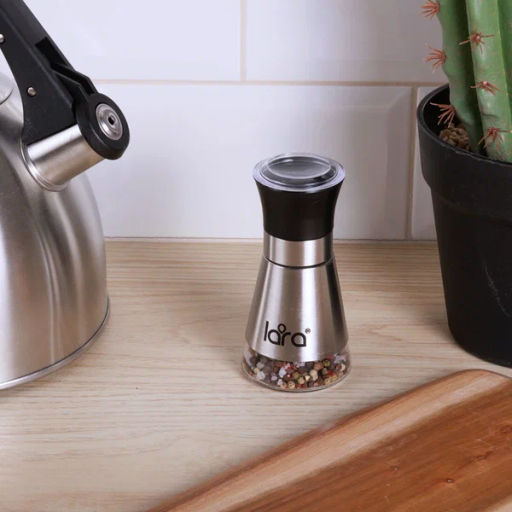 Мельничка для перца 100мл, сталь + пластик (LR08-70) /LARA/  фото 9