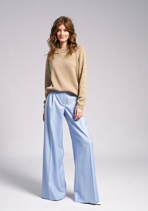 WW-2558 джемпер женский слоновая кость - Mozart фото 3