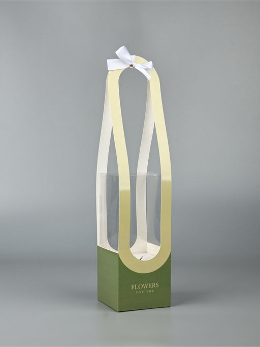 Цена за 5 шт. Коробка для цветов складная Flowers for you, 10 х 45 х 10 см