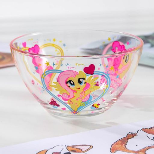 Набор Hasbro My Little Pony, 3 предмета: кружка 250 мл, салатник d=12,8 см, тарелка 19,3 см, в подарочной упаковке  фото 6