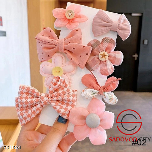 Набор детских заколок для волос 8 шт