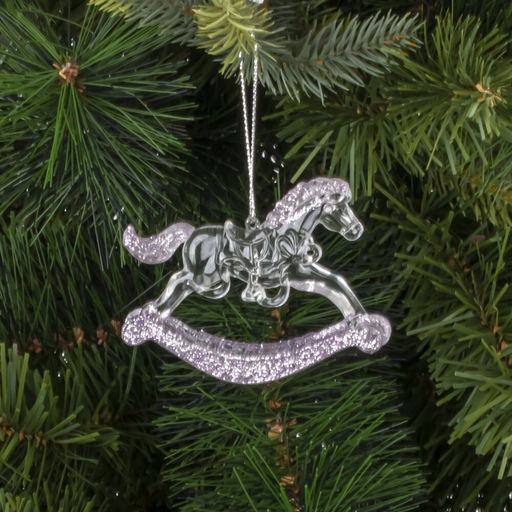 Украшение новогоднее "Лошадка", L8 W0,7 H7 см