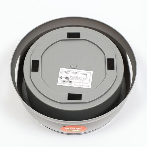 Миска-непроливайка для животных, 19×8 см, с дополнительной вставкой от расплёскивания, пластик, серая