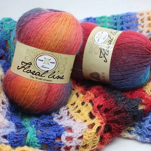 Цена за 5 мотков пряжи FLORAL LINE