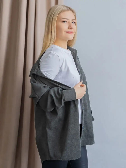 Рубашка женская вельвет РЖМ-01