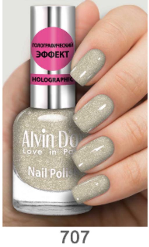 Alvin Dor Лак Голографический т. 707 15мл