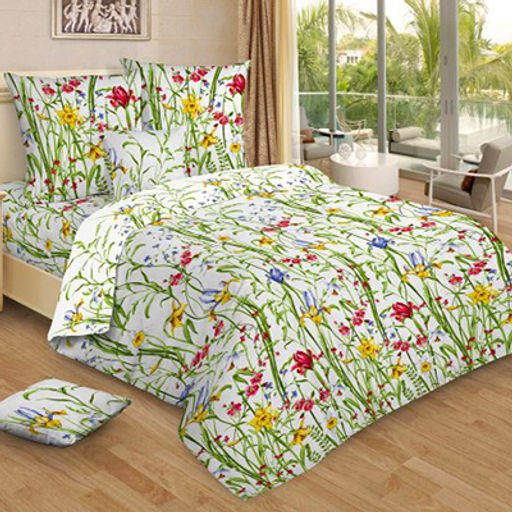 Пододеяльник на кнопках Евростандарт Туман 200х215см, поплин Комфорт 115г/м2, хлопок 100%, упаковка классическая ПВХ 28х41см, Домашняя мода (Россия)  фото 2