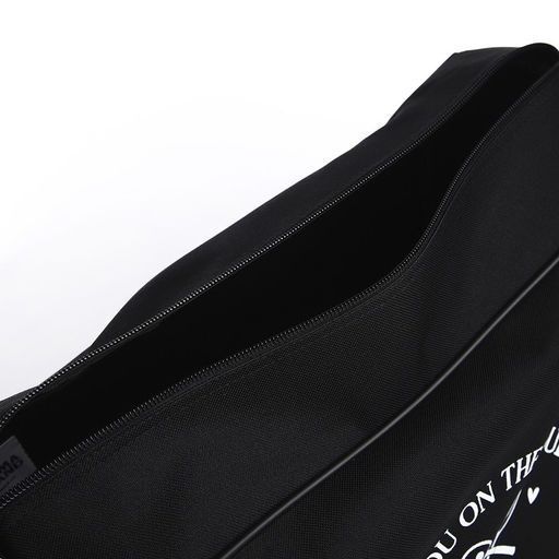 Сумка спорт Увидимся на корте, 40*24*21, отд на молнии, черный - Nazamok фото 9