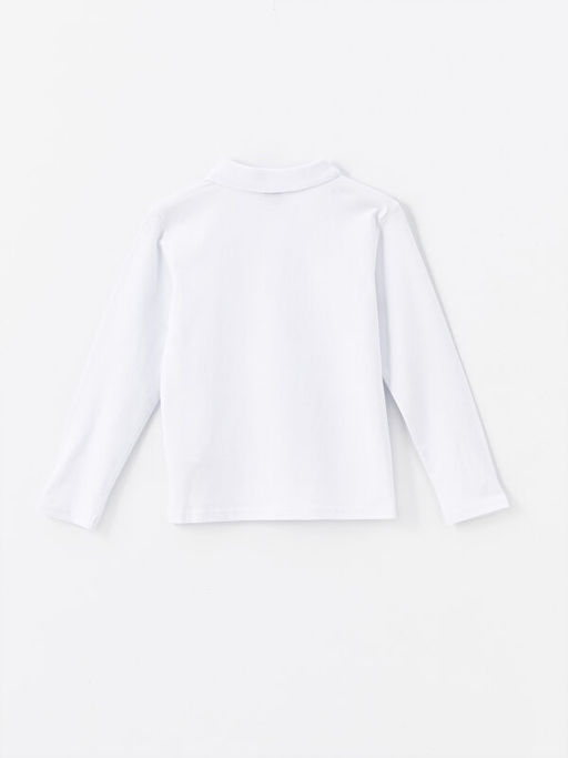 Polo Yaka Basic Uzun Kollu Erkek ?ocuk Ti??rt