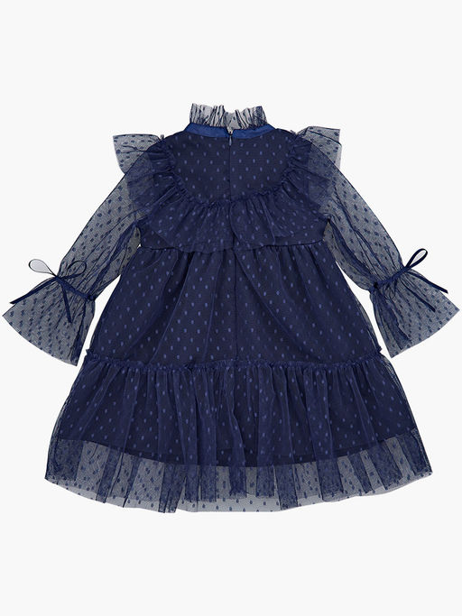 Платье для девочки нарядное детское праздничное	 UD 7360 синий - Mini maxi фото 3