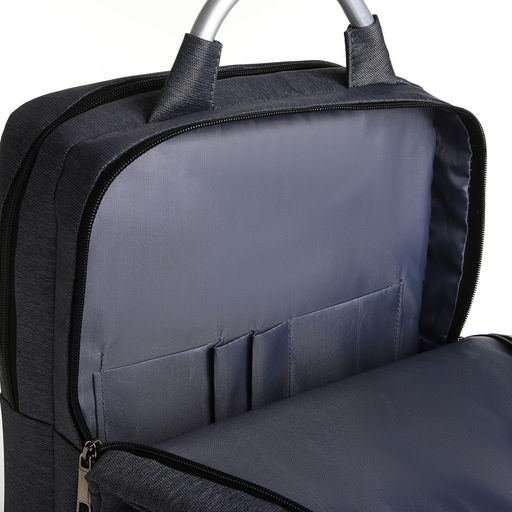 Рюкзак городской на молнии, 2 кармана, с USB, цвет серый - Simaland фото 4