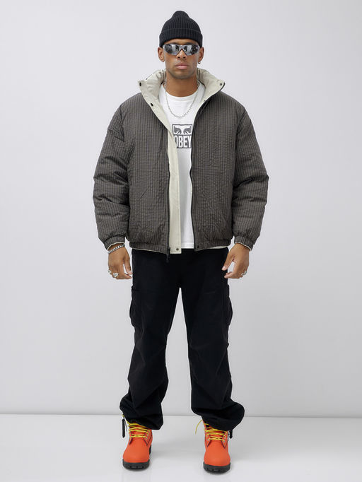 Куртка двухсторонняя мужская молодежная зимняя хаки цвета 25311TK - Mtforce фото 15