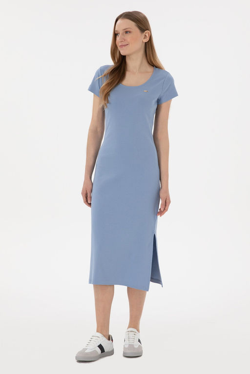 Kad_n Mavi _rme Elbise Sepette S_rpriz _ndirim - U.s. polo assn фото 3