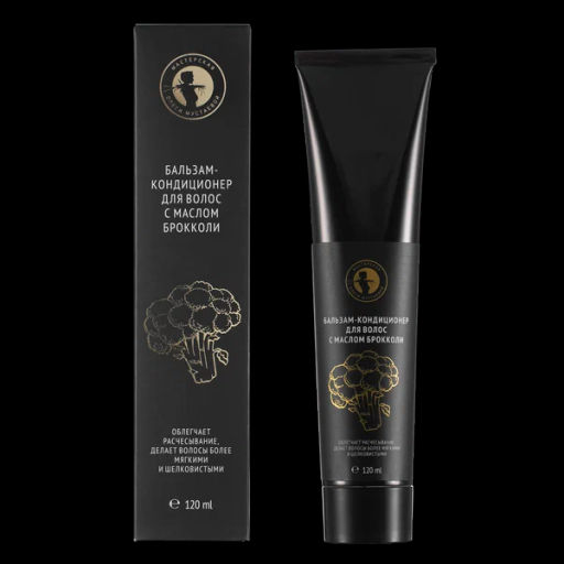 МАСТЕРСКАЯ ОЛЕСИ МУСТАЕВОЙ Бальзам-кондиционер для волос МАСЛО БРОККОЛИ облегчающий расчесывание, 120 мл  фото 2