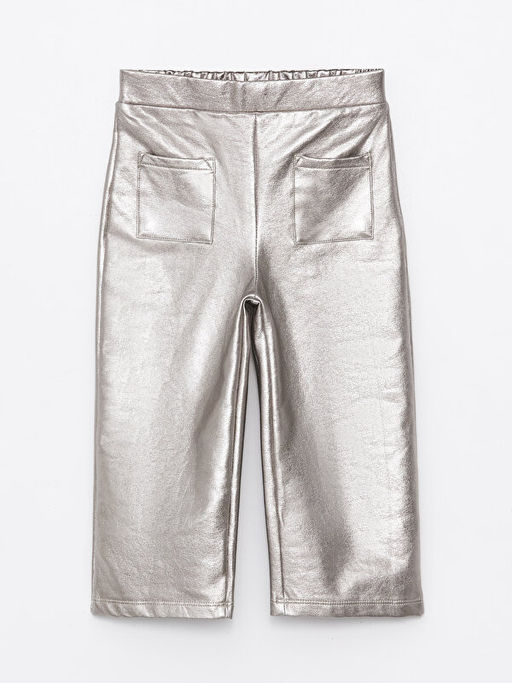 Beli Lastikli Basic K?z Bebek Tayt Pantolon