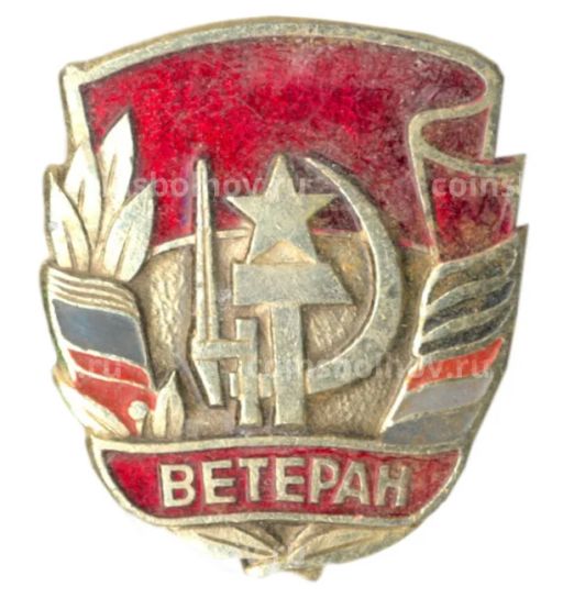 Значок Ветеран Вооруженных сил