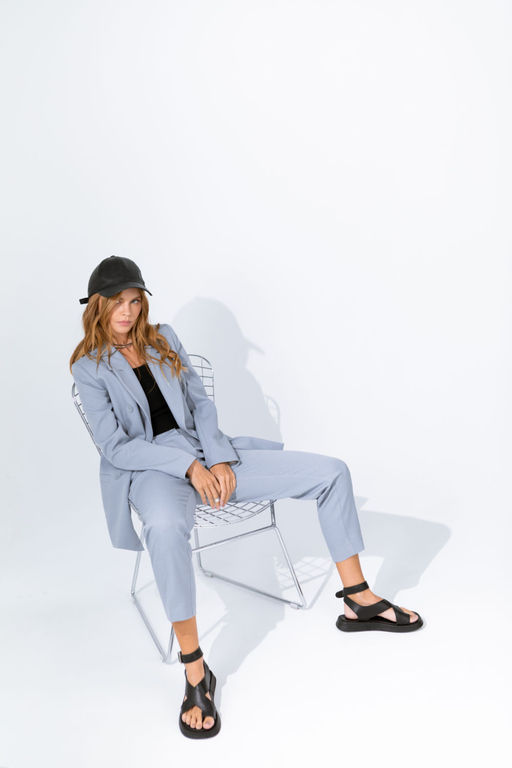 Брюки Pirs 4638 серо-голубой  фото 2