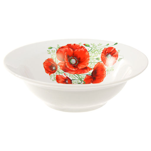 Миска фарфоровая Маки д170мм, 300мл, h55мм (Россия) - Домашняя мода фото 2