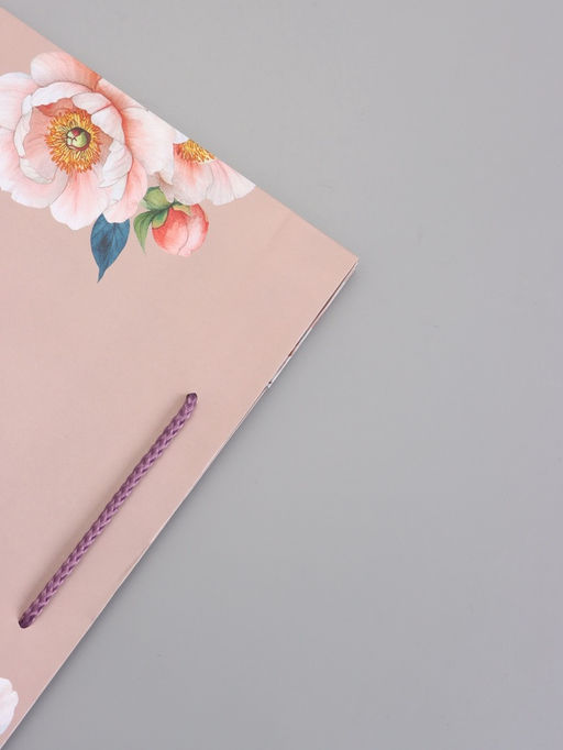 Пакет подарочный ламинированный «Бабочка», 26×12×32 см