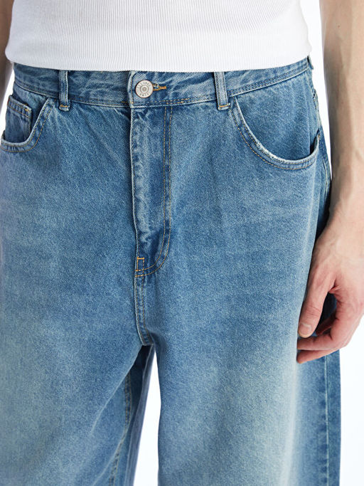 Loose Fit Erkek Jean Pantolon