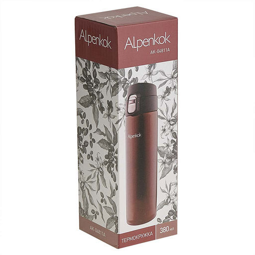Термокружка вакуумн 380мл Alpenkok нерж арт АК-04811А, AK-04812A, AK-04813A