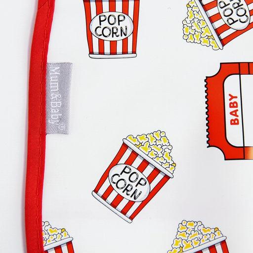 Нагрудник для кормления M&B «Chill baby» непромокаемый на липучке, с карманом