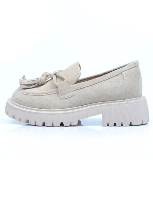 03-5929-2 BEIGE Лоферы женские - No name фото 8