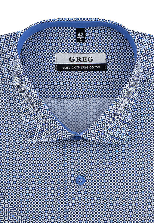 Сорочка мужская короткий рукав GREG 223/101/96012/Z/1_GB