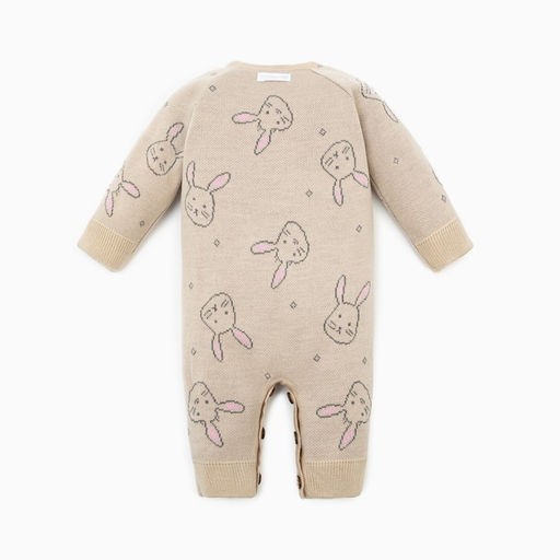 Комбинезон вязаный Крошка Я Зайчики, рост 80-86 см  фото 5